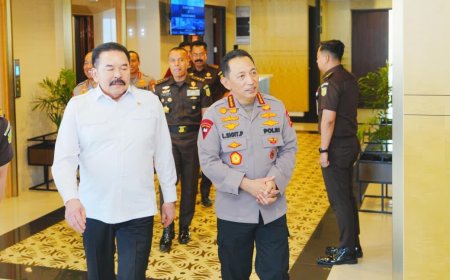 Kapolri dan Jaksa Agung Jaga Kekompakan Antar-Aparat Penegak Hukum