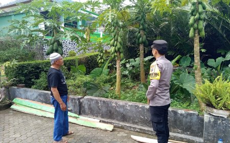 Polres Malang Konsisten Dukung Ketahanan Pangan Lewat Pendampingan dan Inovasi Desa