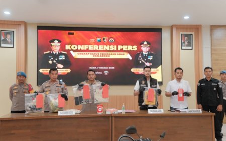 Polres Kediri Bongkar Dua Kasus Kematian Bayi, 4 Tersangka Diamankan