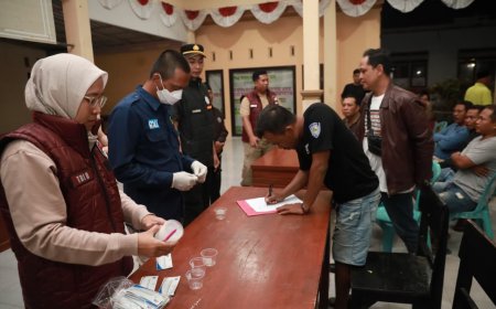 Polres Jember Gelar Razia Cegah Peredaran Narkoba hingga Tingkat Desa